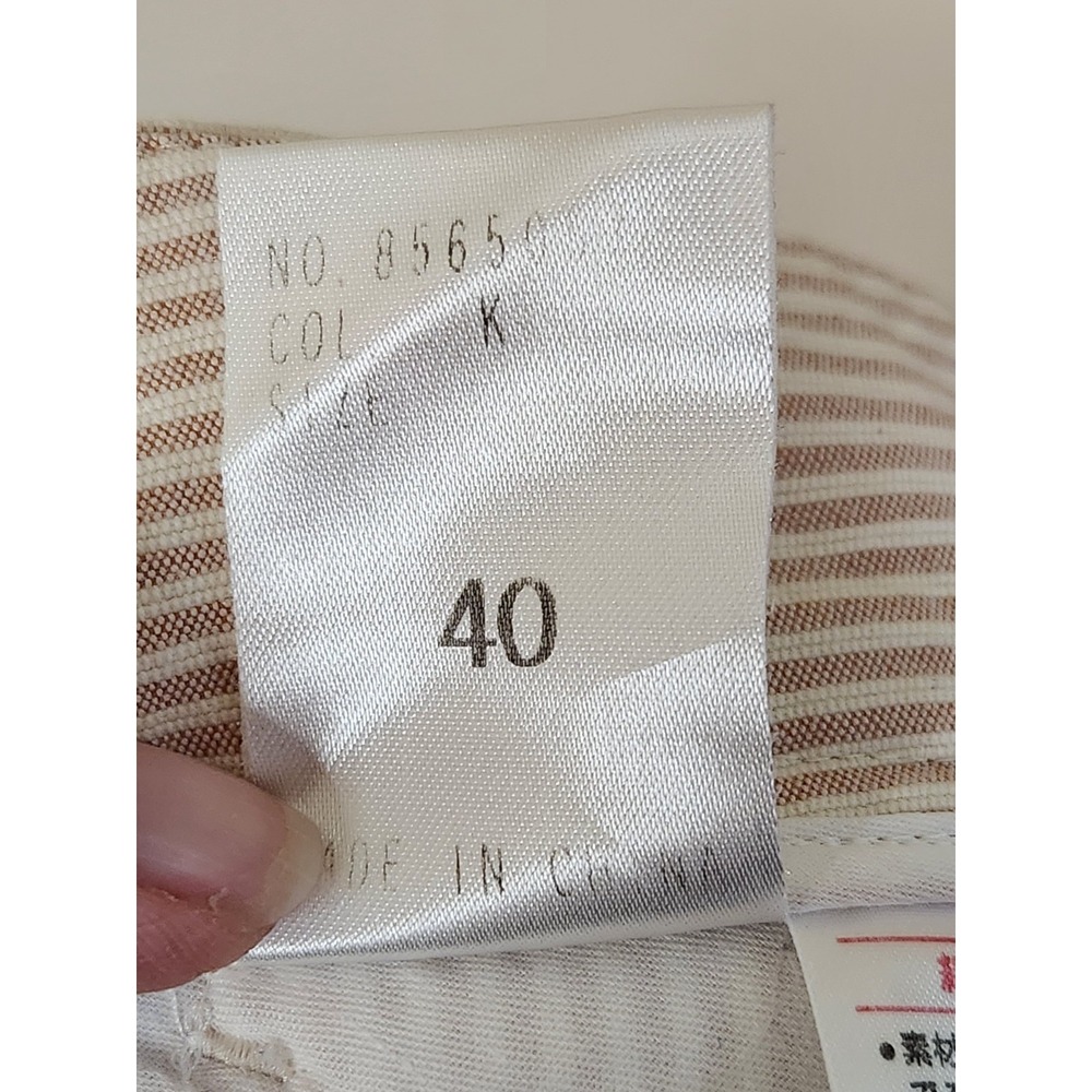 Tessuti Di Sondrio The Suit Company Tan Slacks Womens Size 29 Inch Waist - Picture 8 of 8